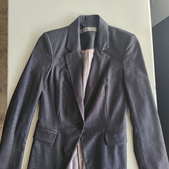 Zara Women's Oversized Straight Cut Buttoned Blazer Blazer XS Black - Picture 1 of 3